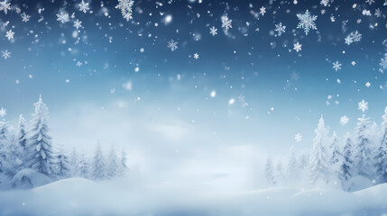 Snowflake background, winter cold texture frozen icy illustration snow frost