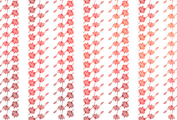 Light Red vector doodle backdrop.