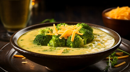 Creamy Broccoli Cheddar Soup, Generative AI