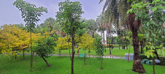 Obraz premium Rot Fai Park near Chatuchak weekend market Bangkok city