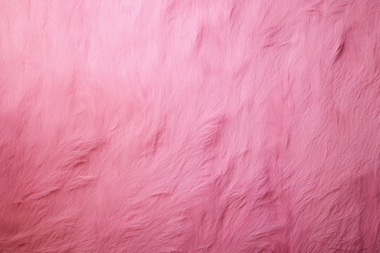 Abstract pink background made of fur or feathers. Soft fluffy texture made from natural material.