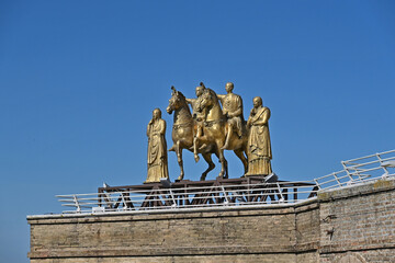 Obraz premium Ancona, i Bronzi dorati di Cartoceto (Palazzo Ferretti) Marche