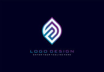 Premium vector concept leaves logo design