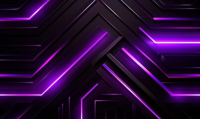 Fototapeta premium black glowing neon light background