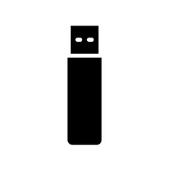 Usb icon vector. flash drive illustration sign. storage symbol.