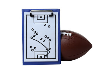 PNG, American football concept, isolated on white background