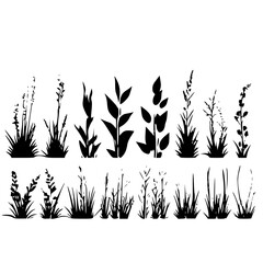 GRASS SVG, Grass Bundle Svg, Grass Cricut, Grass Clipart, Grass Vector, Grass Silhouette, Wild Grass Svg, Grass Field Svg, Wild Grass Bundle, Wild Grass Cricut, Wild Grass Clipart, Grass Cut Files, Si