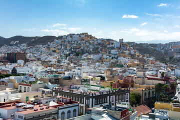Las Palmas city in Gran Canaria, Spain