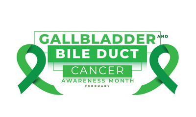 Gallbladder and Bile Duct Cancer Awareness Month. background, banner, card, poster, template. Vector illustration.