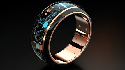Smart ring with technologies inside, an inteligent ring concept