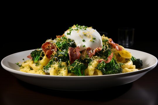 Mouthwatering orecchiette pasta with fresh broccoli rabe - perfect for your restaurant menu