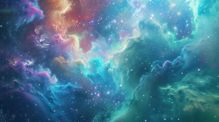 A psychedelic dreamlike space