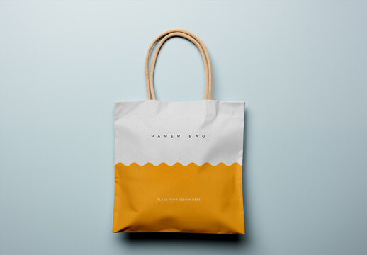 Paper Bag Mockup Generated with AI