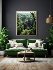Grand Canyon Landscapes: Colorado River Greenery - Forest Wall Art