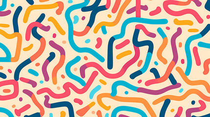 Obraz premium Cute graffiti art abstract background poster web page PPT, art background