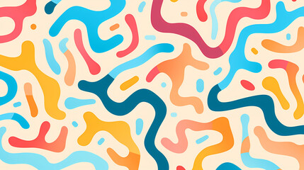 Cute graffiti art abstract background poster web page PPT, art background