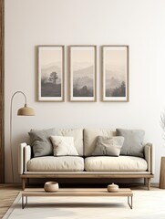 Minimalist Landscape Sketches - Canvas Prints Inspired by Nature's Clean Lines