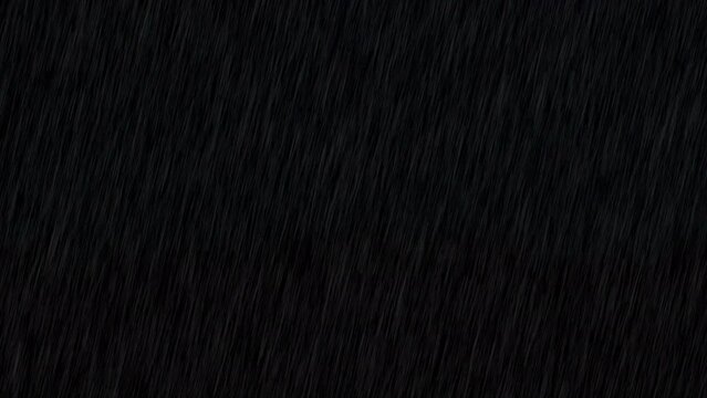 Night storm and great zippers. Heavy rain landscape near river, 4k