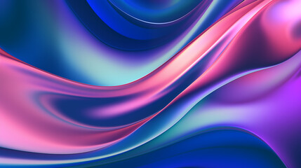 Beautiful digital liquid wallpaper. Bright modern header background concept. Neon color palette.