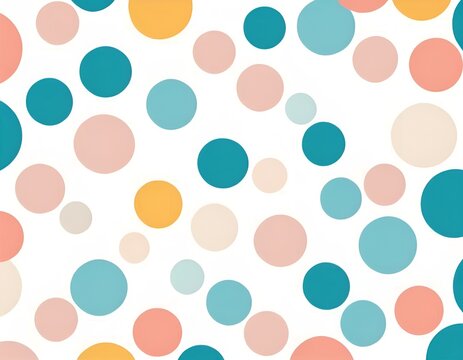 Paper art cartoon abstract polka dot. Paper carve background. Modern origami design template. Vector illustration. paper layers in pastel colors