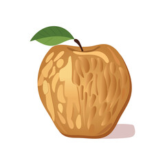 Apple of colorful set. In this illustration, the apple fruit's cartoon design takes center stage with its lively and colorful appearance. Vector illustration.