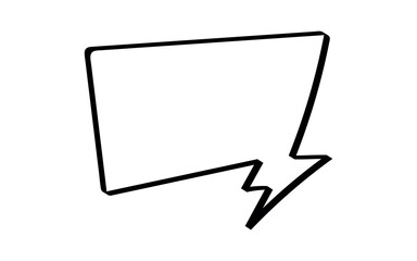 Fototapeta premium animated bubbles for chat. chat. a chat bubble. bubble. to write. text. thoughts. think. lettering. doodle.