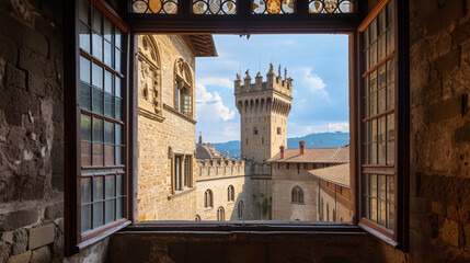 Bargello National Museum in Florence - obrazy, fototapety, plakaty