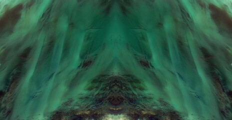  the Enchanted Forest,  abstract symmetrical photograph of the deserts of U.S.A, from the air,...