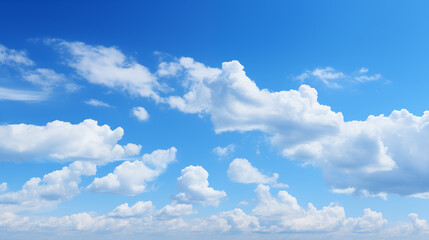 Naklejka na ściany i meble white cloud with blue sky background. blue sky with white cloud background.