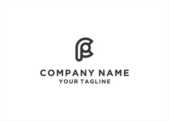 Initial Letter CP PC Logo Design Vector Illustration	
