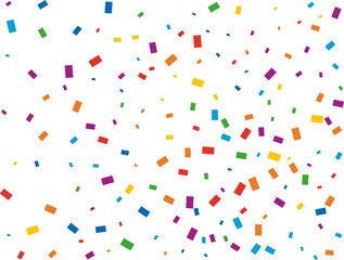 Magic Rectangular Rainbow Confetti