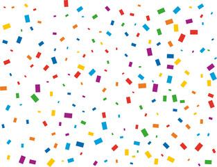 Magic Rectangular Rainbow Confetti