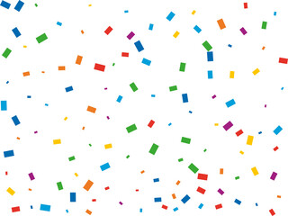 Magic Rectangular Rainbow Confetti