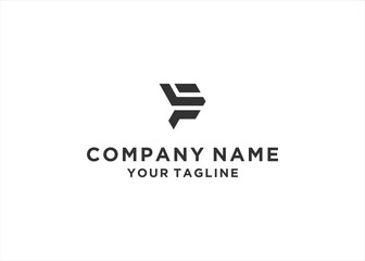 Initial Letter LP PL  Logo Design Vector Illustration	