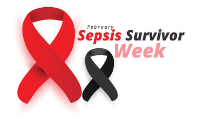 Sepsis survivor week. background, banner, card, poster, template. Vector illustration.