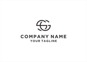 Initial Letter SG GS  Logo Design Vector Illustration