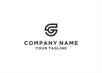 Initial Letter SG GS  Logo Design Vector Illustration