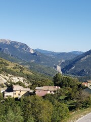 Fototapeta na wymiar Landscapes of the french Alps