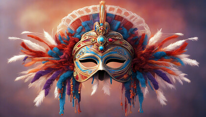 Maske für Karneval. 