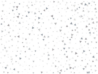 Naklejka na ściany i meble Christmas Silver Triangular Confetti