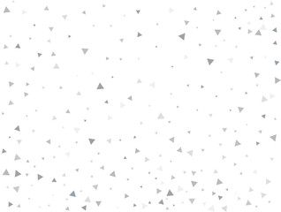 Christmas Silver Triangular Confetti