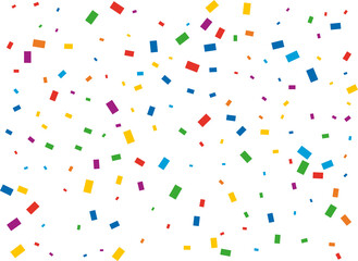 Magic Rectangular Rainbow Confetti