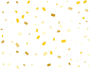 Rectangle Gold Confetti