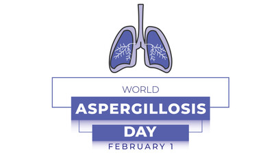 World Aspergillosis Day. background, banner, card, poster, template. Vector illustration.