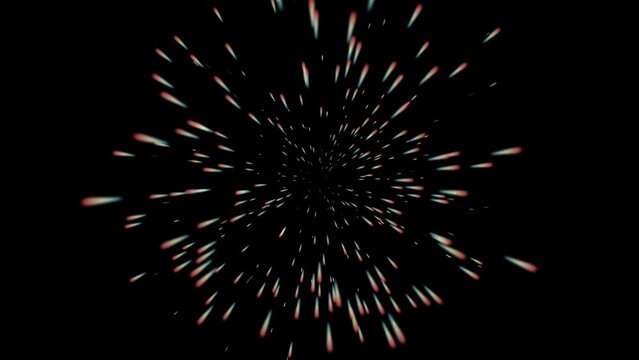 Warp background animation. 