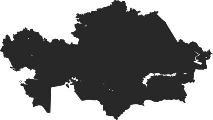 country map kazakhstan