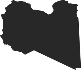 country map libya