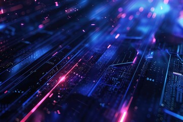 Obraz premium Abstract High Tech Background