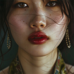 Beauties in different styles under portrait lens