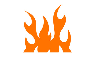 hot fire vector logo